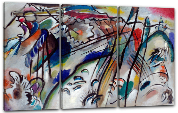 Leinwandbild Wassily Kandinsky - Improvisation 28 (Zweite Fassung) (1912)