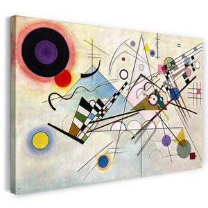 Leinwandbild Wassily Kandinsky - Komposition 8 (1923)