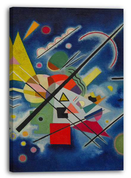 Leinwandbild Wassily Kandinsky - Blaues Bild (1924)