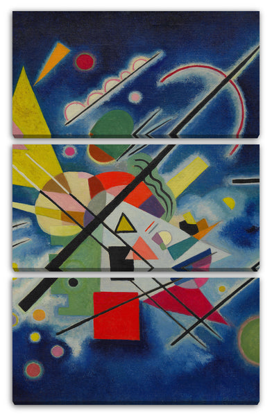 Leinwandbild Wassily Kandinsky - Blaues Bild (1924)