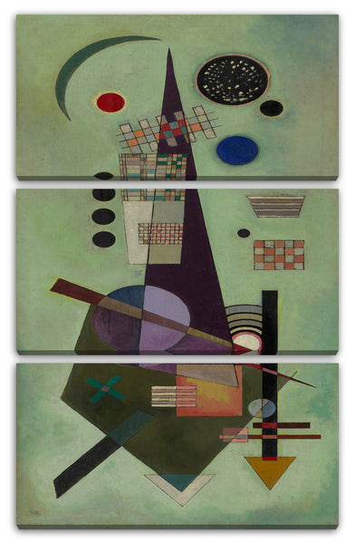 Leinwandbild Wassily Kandinsky - Ausgedehnt (1926)