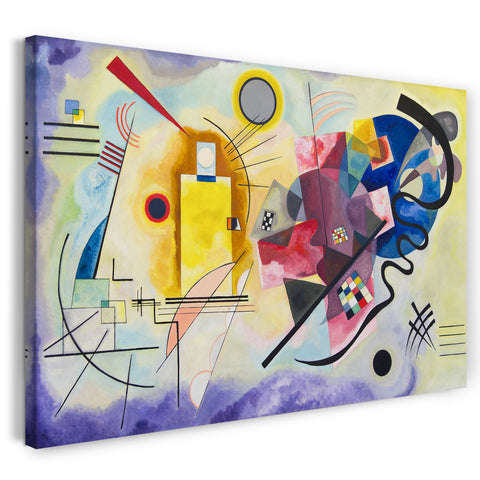 Leinwandbild Wassily Kandinsky - Gelb-Rot-Blau (1925)
