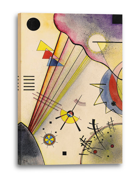 Leinwandbild Wassily Kandinsky - Deutliche Verbindung (1925)