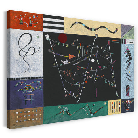 Leinwandbild Wassily Kandinsky - Studie für das Ensemble (1940)