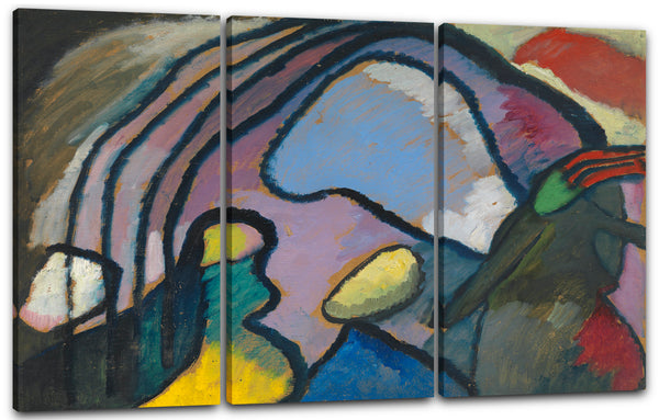 Leinwandbild Wassily Kandinsky - Studie für Improvisation 10 (1910)