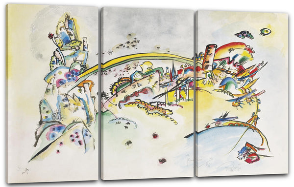 Leinwandbild Wassily Kandinsky - Ohne Titel (1917)