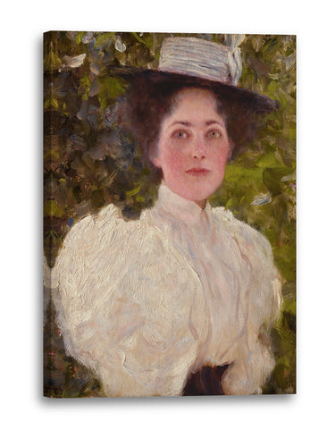 Leinwandbild Gustav Klimt - Mädchen im Grünen (1896)
