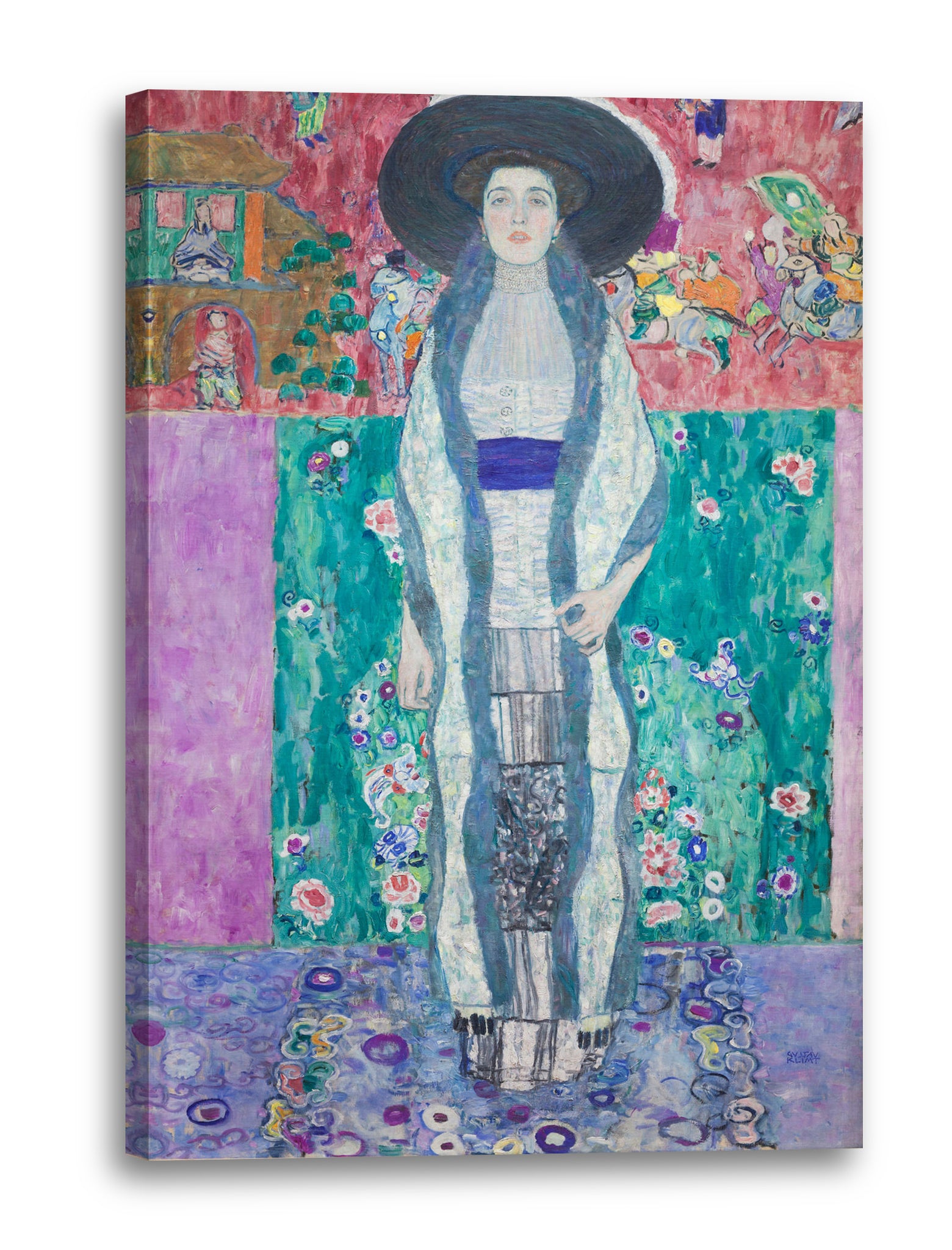 Leinwandbild Gustav Klimt - Adele Bloch-Bauer II (1912)