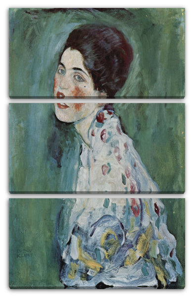 Leinwandbild Gustav Klimt - Bildnis einer Frau (1917)