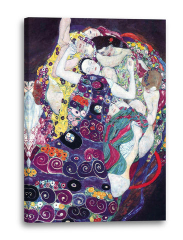 Leinwandbild Gustav Klimt - Die Jungfrau (1913)