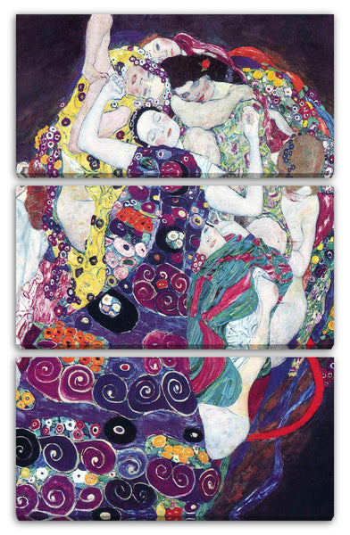 Leinwandbild Gustav Klimt - Die Jungfrau (1913)