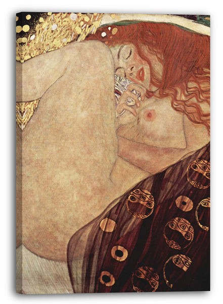 Leinwandbild Gustav Klimt - Danaë (1907)