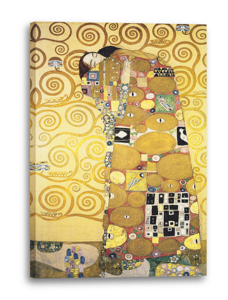 Leinwandbild Gustav Klimt - Die Umarmung (1909)