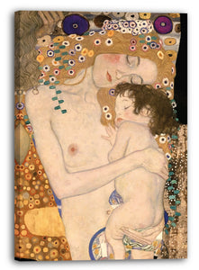 Leinwandbild Gustav Klimt - Die drei Lebensalter einer Frau (1905)