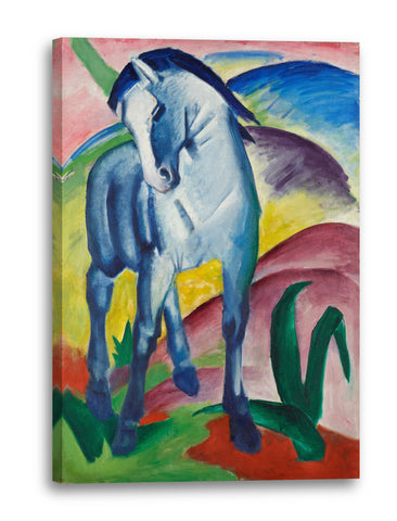 Leinwandbild Franz Marc - Blaues Pferd (1911)