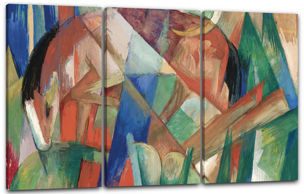 Leinwandbild Franz Marc - Fabeltier II (Pferd) (1913)