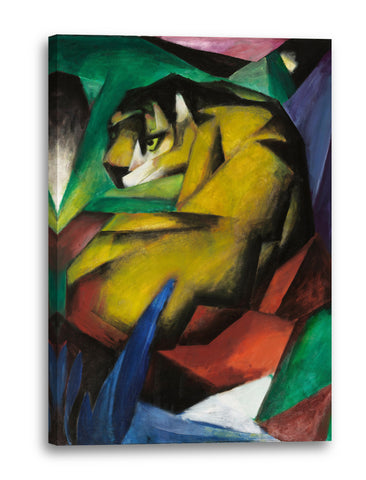 Leinwandbild Franz Marc - Der Tiger (1912)