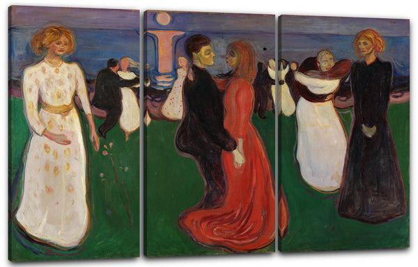 Leinwandbild Edward Munch - Tanz des Lebens (18991900)
