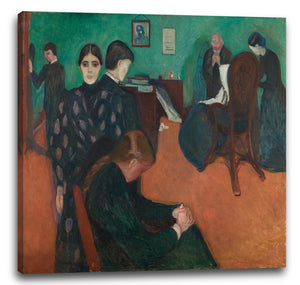 Leinwandbild Edward Munch - Der Tod im Krankenzimmer (1893)