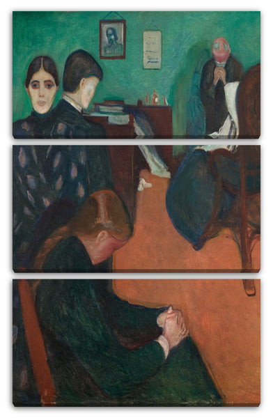 Leinwandbild Edward Munch - Der Tod im Krankenzimmer (1893)