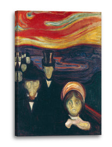 Leinwandbild Edward Munch - Angst (1894)