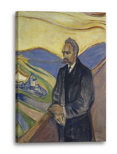 Leinwandbild Edward Munch - Portrait von Friedrich Nietzsche (1906)