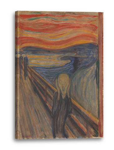 Leinwandbild Edward Munch - Der Schrei (1893)