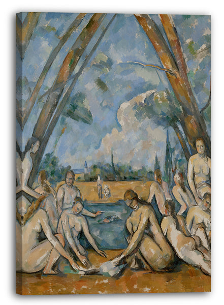 Leinwandbild Paul Cézanne - Die großen Badenden (1898-1905)