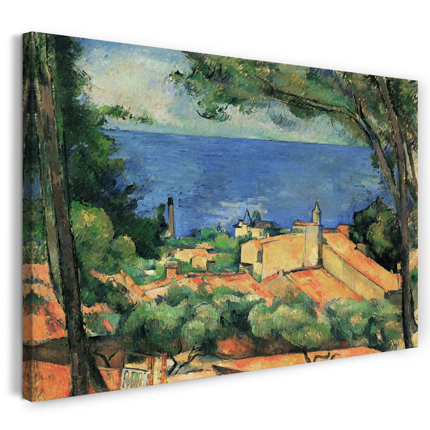 Leinwandbild Paul Cézanne - L'Estaque (18831885)