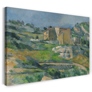 Leinwandbild Paul Cézanne - Das Riaux-Tal nahe l'Estaque (1883)