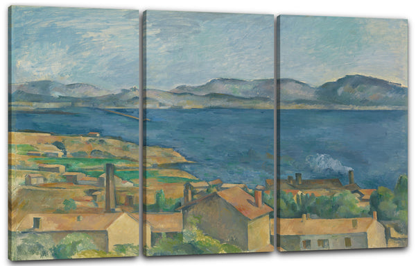 Leinwandbild Paul Cézanne - Die Bucht von Marseilles, Blick von L'Estaque (1885)