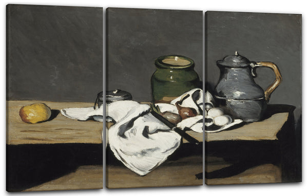 Leinwandbild Paul Cézanne - Stillleben mit offener Schublade (1867-1869)