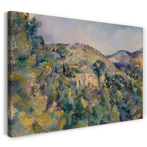 Leinwandbild Paul Cézanne - Blick aus das Domaine Saint-Joseph (späte 1880er)