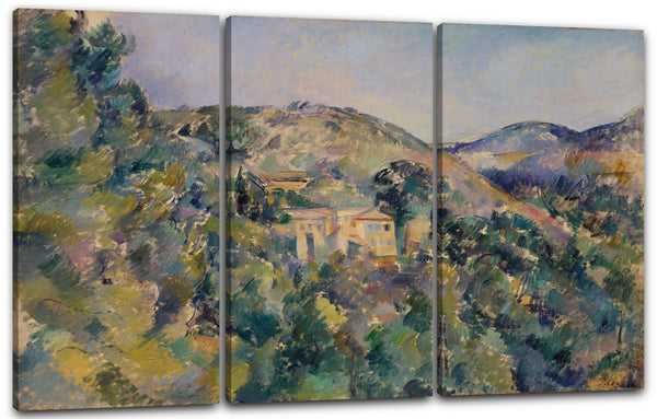 Leinwandbild Paul Cézanne - Blick aus das Domaine Saint-Joseph (späte 1880er)