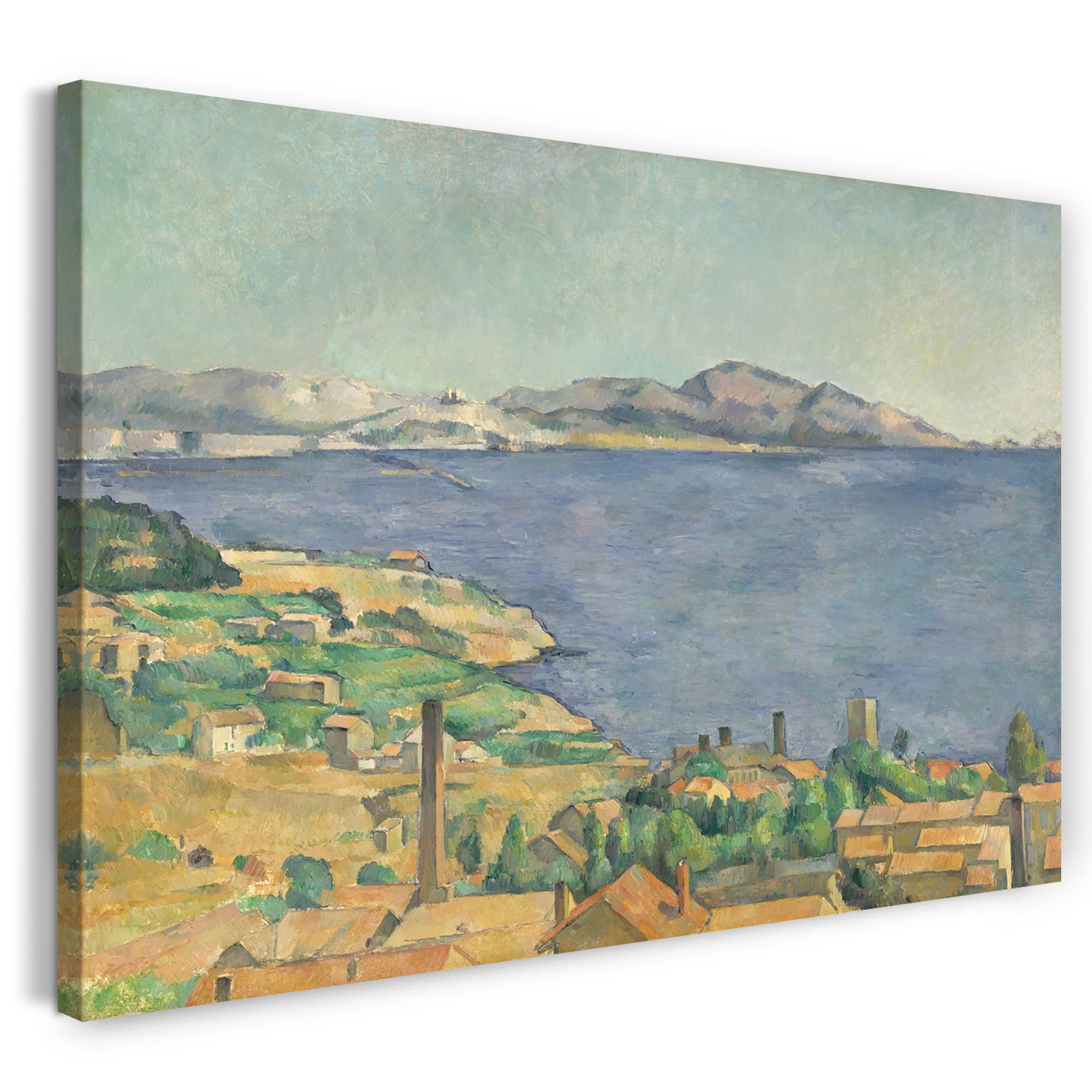 Leinwandbild Paul Cézanne - Der Golf von Marseilles, Blick von LEstaque (1885)