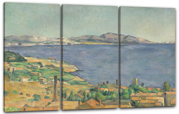 Leinwandbild Paul Cézanne - Der Golf von Marseilles, Blick von LEstaque (1885)