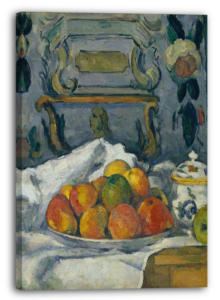 Leinwandbild Paul Cézanne - Apfelteller (1876-1877)