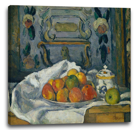 Leinwandbild Paul Cézanne - Apfelteller (1876-1877)