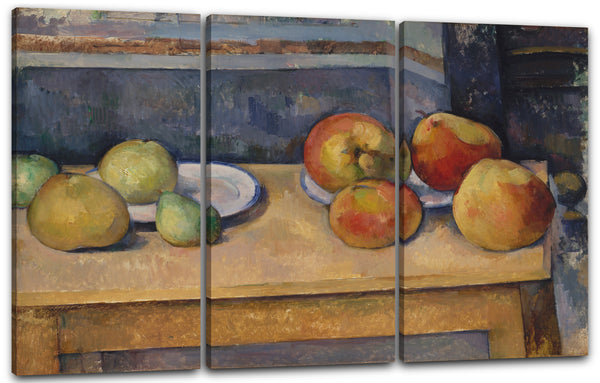 Leinwandbild Paul Cézanne - Stillleben mit Äpfel und Birnen (ca. 1891-1892)