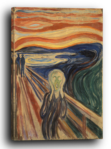 Leinwandbild Edward Munch - Der Schrei (1910)