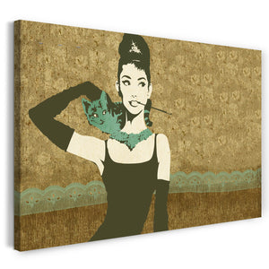 Leinwandbild Audrey Hepburn