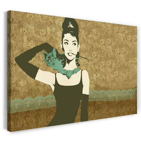 Leinwandbild Audrey Hepburn