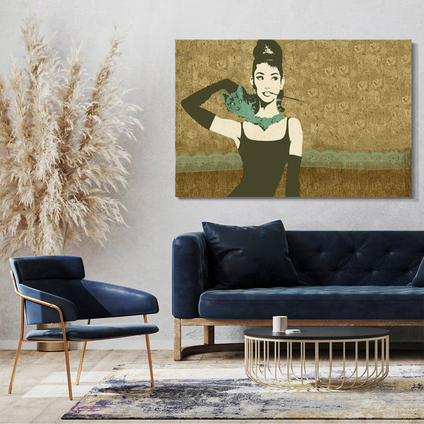 Leinwandbild Audrey Hepburn