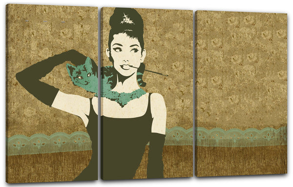 Leinwandbild Audrey Hepburn