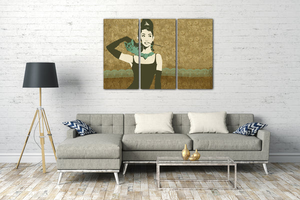 Leinwandbild Audrey Hepburn