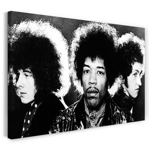 Leinwandbild Jimi Hendrix Experience Band Rock-Starts Musik-Legende retro