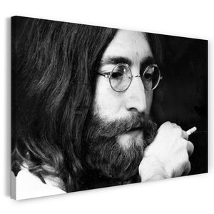 Leinwandbild John Lennon Portrait The Beatles Rock-Legende peace Frieden
