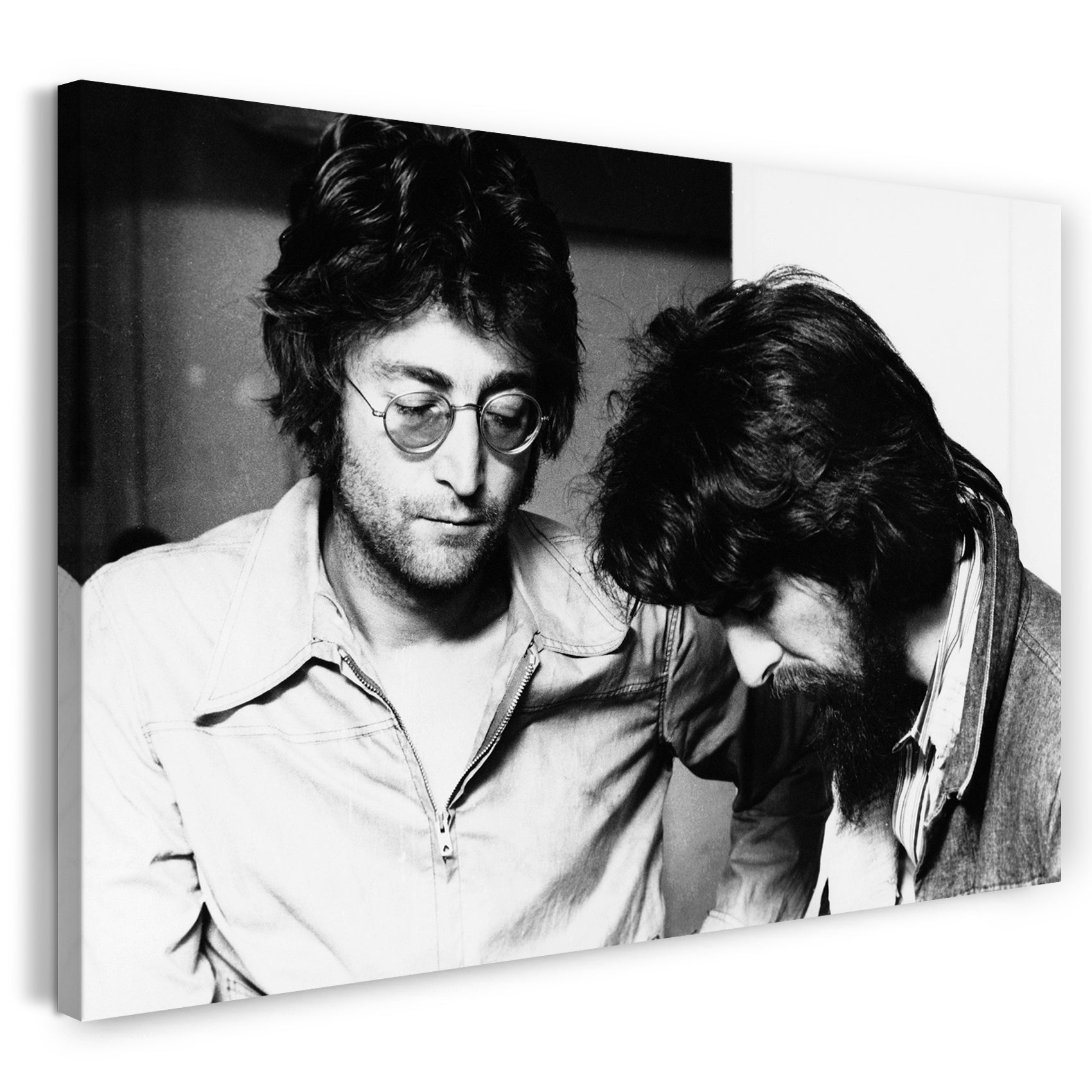 Leinwandbild John Lennon The Beatles retro vintage Rock-Legenden 60er