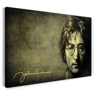 Leinwandbild John Lennon vintage Portrait retro Legende Rock-Star The Beatles