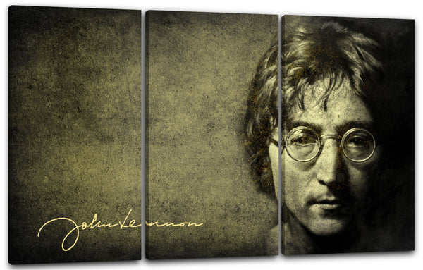 Leinwandbild John Lennon vintage Portrait retro Legende Rock-Star The Beatles